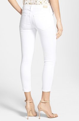 Joie Crop Stretch Skinny Jeans (Dandelion White)