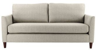 Debenhams Large silver grey 'Finn' sofa with dark wood feet