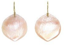Annette Ferdinandsen Medium Rose Petal Earrings - Pink Mother of Pearl