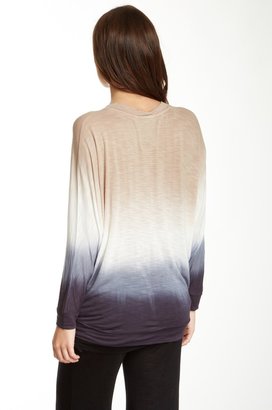 Young Fabulous & Broke Ombre V-Neck Tee