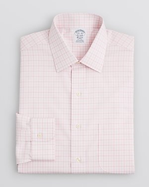 Brooks Brothers Box Check Dress Shirt - Classic Fit