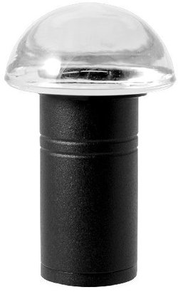 Paradise GL22612BK Low Voltage Cast Aluminum 10-Watt Mushroom Head Bollard Light, Black