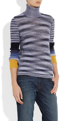 Missoni Striped wool-blend turtleneck sweater