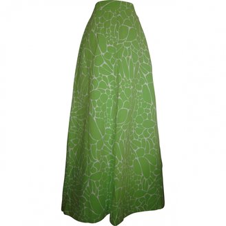 Christian Dior Green Cotton Skirt