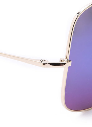 Matthew Williamson Mirrored Oversized Sunglasses