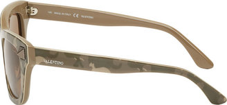 Valentino Olive Drab Safari Camo Sunglasses
