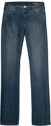 MANGO Christy Straight Slim-Fit Jeans, Medium Blue