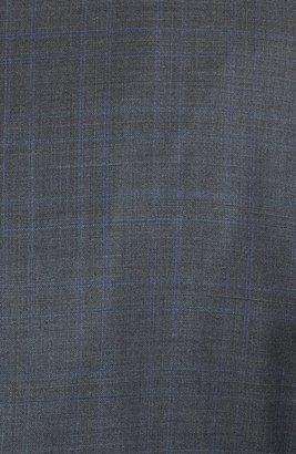 Peter Millar Classic Fit Charcoal Plaid Suit