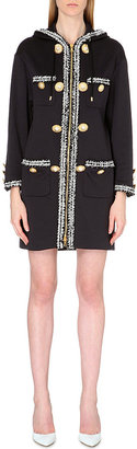 Moschino Button-Down Hooded Coat - for Women