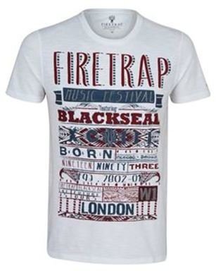Firetrap Blackseal Time T Shirt