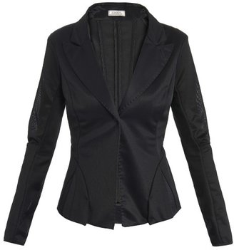 Nina Ricci Mesh fitted tailored jacket
