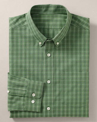 Eddie Bauer Slim Fit Wrinkle-Free Pinpoint Oxford Shirt - Long-Sleeve Seasonal