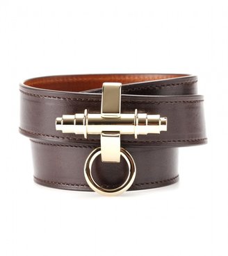 Givenchy Obsedia leather wrap-around bracelet