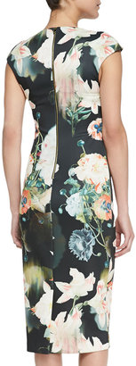 Ted Baker Opulent Bloom Floral-Print Midi Dress