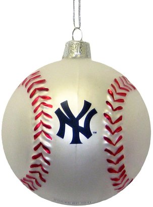 Kurt Adler Yankees Baseball Glass Ornament