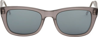 Thom Browne Satin Grey Crystal Sunglasses