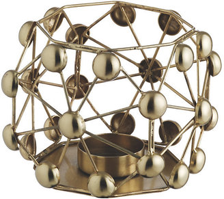 Habitat Atom Gold Wire Tea Light Holder