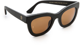 Wonderland Colony Leather Sunglasses
