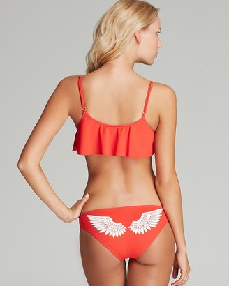 Wildfox Couture Angel Overlay Bikini Top
