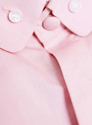 Topman Pink Long Sleeve Smart Shirt