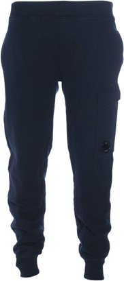 C.P. Company Navy Garment Dyed Watch Viewer Tracksuit Bottoms