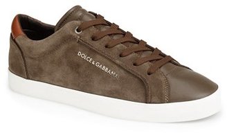 Dolce & Gabbana Suede & Leather Sneaker (Men)