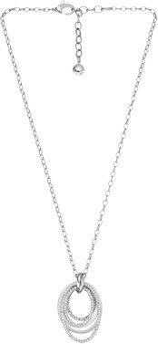 DKNY Stainless Steel Woven Whisper Necklace
