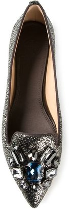 Tory Burch embellished slippers