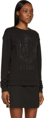 Versus Black Studded Lion Sweatshirt