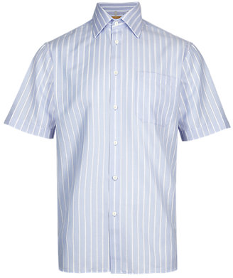 Collezione Pure Cotton Short Sleeve Striped Shirt