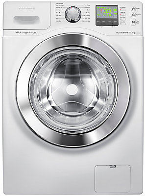Samsung WF1114XBD ecobubbleTM VRT Washing Machine, 11kg Load, A+++ Energy Rating, 1400rpm Spin, White