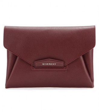 Givenchy Antigona leather envelope clutch