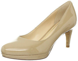 Cole Haan NEW IN BOX!! Womens Chelsea Low Pump Sandstone Patent Leather D39499