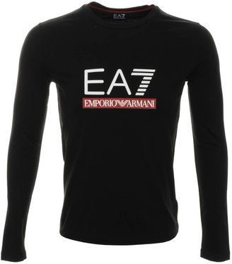 Emporio Armani EA7 Train Graphic T Shirt Black
