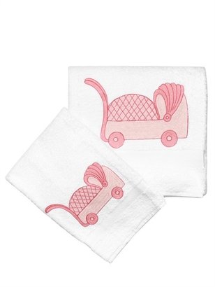 Loretta Caponi - Embroidered Cotton Towel Set