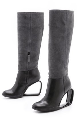 United Nude Mobius Kate Cutout Wedge Boots