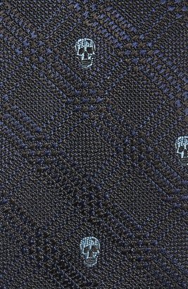 Alexander McQueen Woven Silk Tie