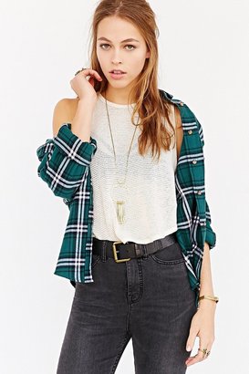 Urban Outfitters Pins And Needles Indy Mesh Cropped Muscle Top