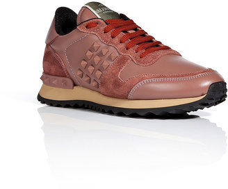 Valentino Leather Rockstud Sneakers Gr. 37