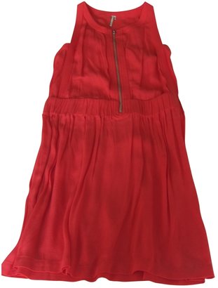 IRO Red Viscose Dress