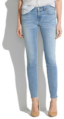 Madewell Skinny Skinny Zip Jeans in Mist