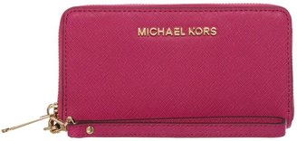 Michael Kors Pink large coin multi-functional phone case