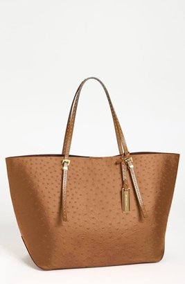 Michael Kors 'Gia' Ostrich Embossed Leather Tote, Extra Large