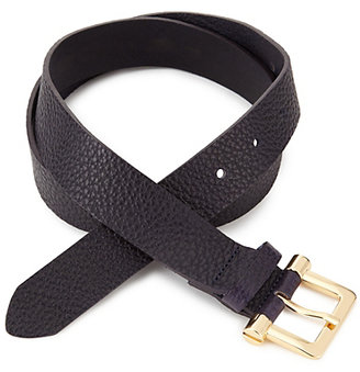 Marks and Spencer M&s Collection Best of British Leather Square Buckle Belt