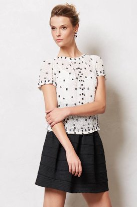 Anthropologie Beaded Composition Top