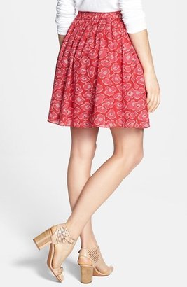 Marc by Marc Jacobs 'Cassidy' Print Cotton & Silk Skirt
