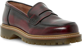 Bertie Lacing Leather Penny Loafers