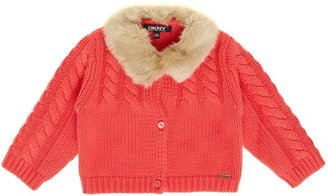 DKNY Baby girls knitted long sleeve cardigan