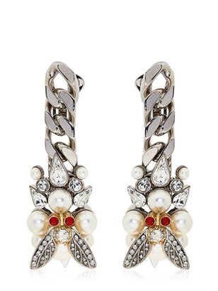 Schield Indian Siam Earrings