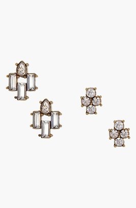 Erickson Beamon ROCKS 'Heart of Glass' Stud Earrings (Set of 2)